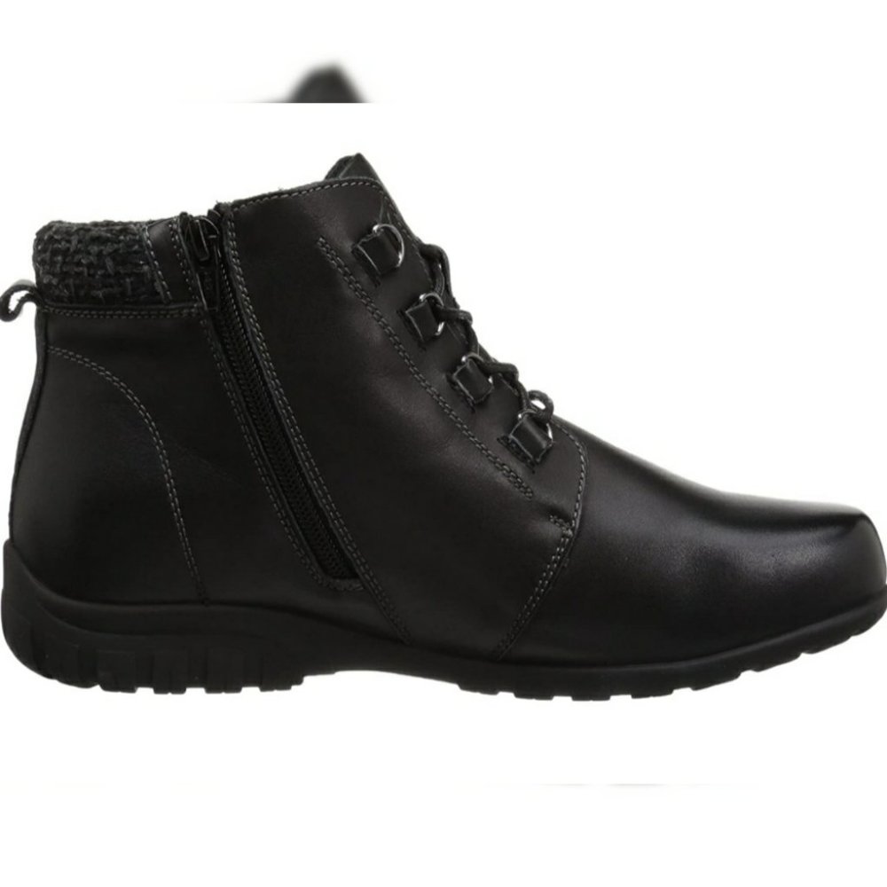 Propét Women's Delaney Ankle Leather Boots Size 11WW Extra Wide Booties